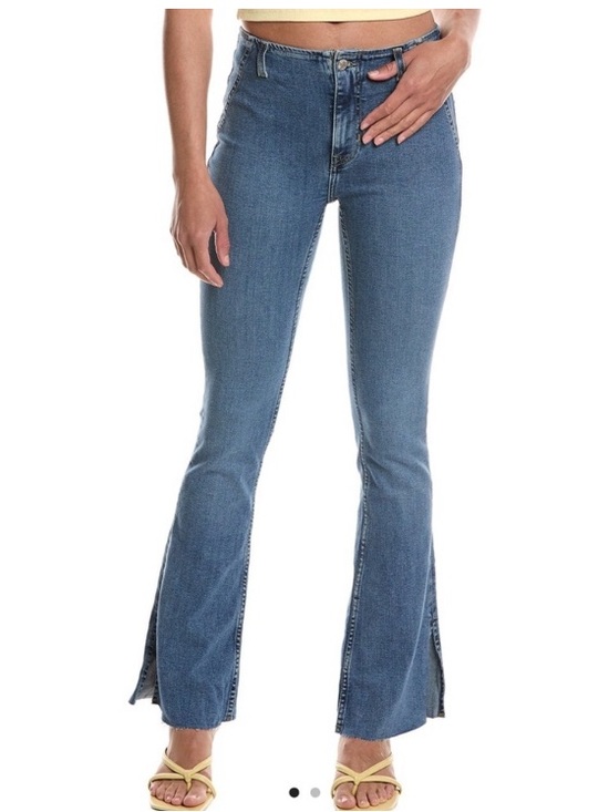 Free People Denim - Free People Level Up Slit Bootcut Denim Jeans New
